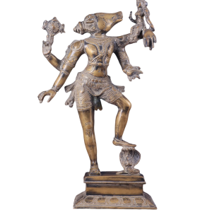 Gold Vintage Brass Varaha Bhooma Devi 17 Inch - Divine Earth Savior | Jaipurio